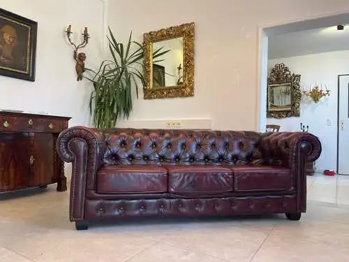 Cult Chesterfield 3er Sofa Couch Clubsofa A4897