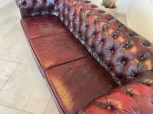 Cult Chesterfield 3er Sofa Couch Clubsofa A4897