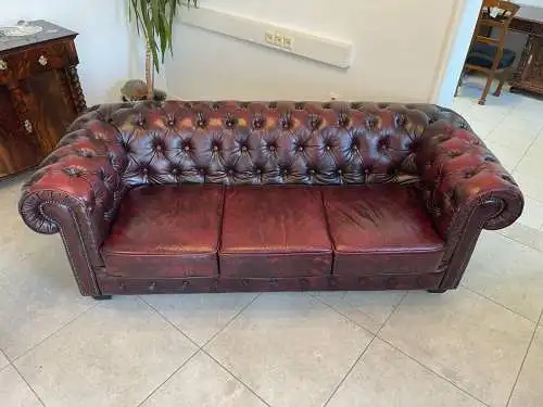 Cult Chesterfield 3er Sofa Couch Clubsofa A4897