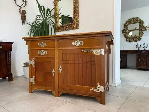 Restaurierte Jugendstil Anrichte Sideboard Antik Vintage Traum A4986