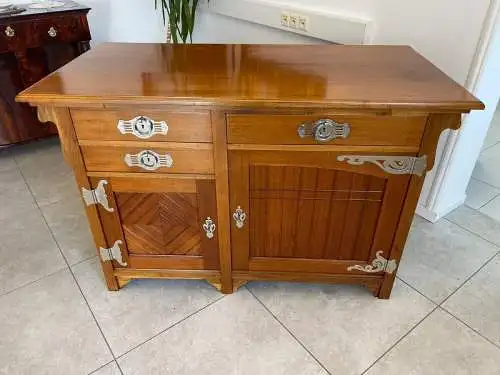 Restaurierte Jugendstil Anrichte Sideboard Antik Vintage Traum A4986