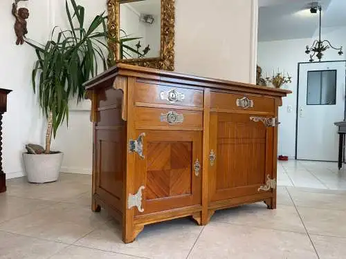 Restaurierte Jugendstil Anrichte Sideboard Antik Vintage Traum A4986