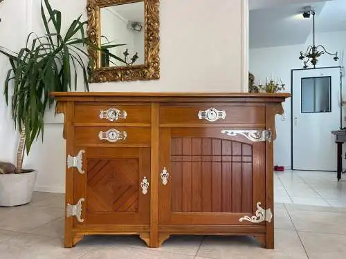 Restaurierte Jugendstil Anrichte Sideboard Traum  A4986