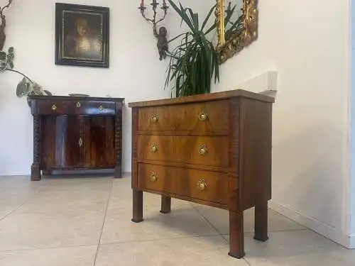 Sale Originale Biedermeier Modell Kommode Nussholz A4994