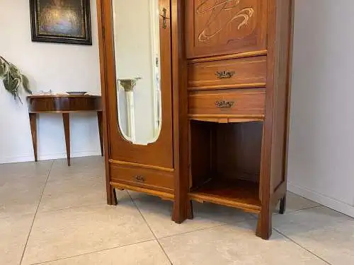 Sale Jugendstil Schrank Kleiderkasten Jugendstil Spiegelschrank A5066