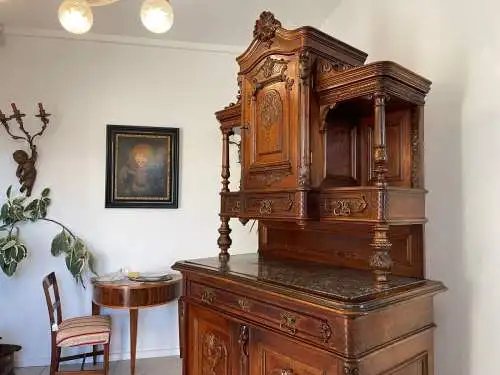 Hübsches Pfeiferlbarock Aufsatzbuffet Aufsatzkredenz Altarschrank A5081