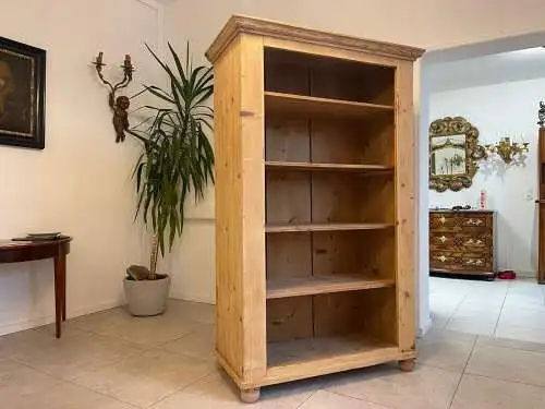 Bäuerliches Bücherregal Stellage Naturholz A5114