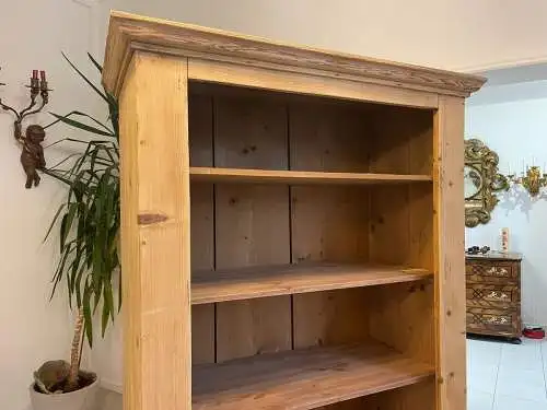 Bäuerliches Bücherregal Stellage Naturholz A5114