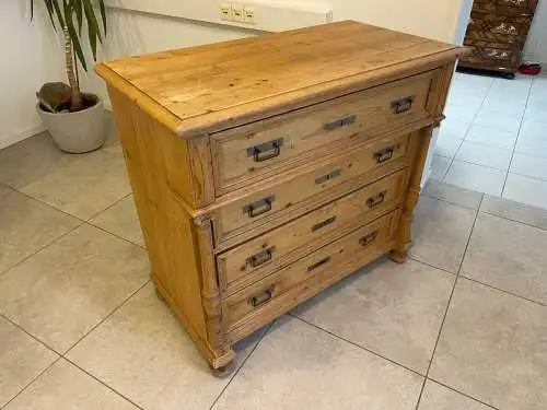 Gründerzeit 4 Laden Kommode Ladenschrank Naturholz A5118