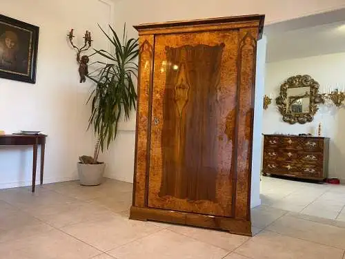 SALE Biedermeier Schrank Kasten Kleiderschrank Nussholz A5103