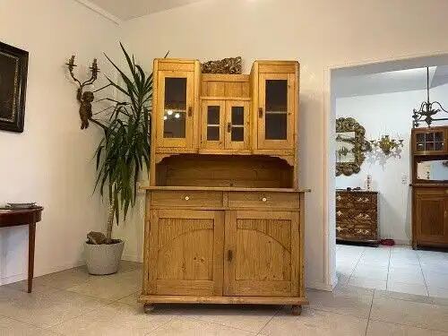 Jugendstil Küchenbuffet Küchenschrank Küchenkredenz A5134