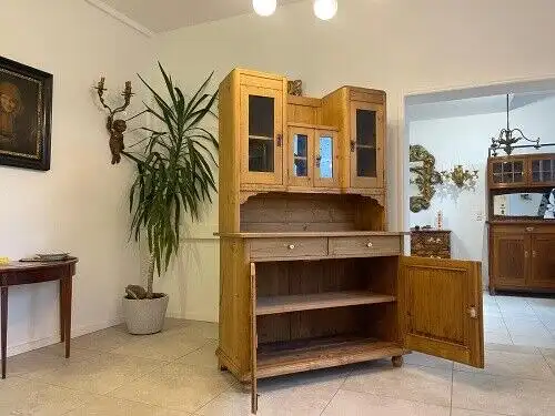 Jugendstil Küchenbuffet Küchenschrank Küchenkredenz A5134