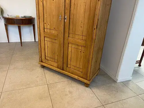 massiver steirischer Gründerzeit Bauernschrank Naturholzschrank X1023