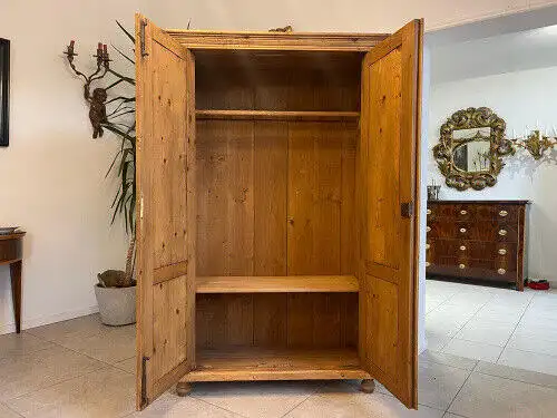 massiver steirischer Gründerzeit Bauernschrank Naturholzschrank X1023