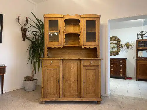 Jugendstil Küchenbuffet Küchenschrank Küchenkredenz A5159