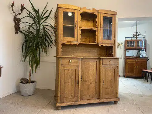 Jugendstil Küchenbuffet Küchenschrank Küchenkredenz A5159