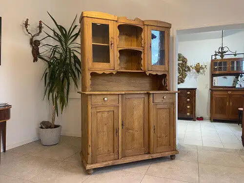 Jugendstil Küchenbuffet Küchenschrank Küchenkredenz A5159