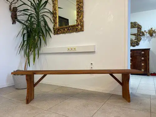 uriges Bankerl Sitzbank Bankerl Massivholz Bauernbank 160cm - A1030