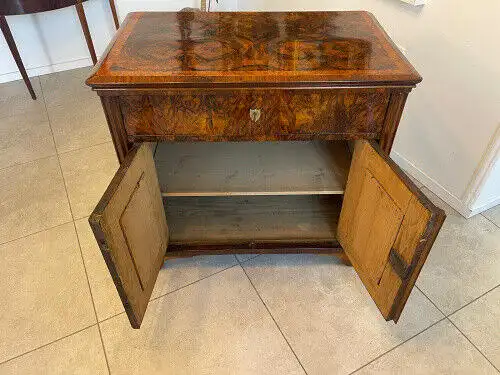 restauriertes Biedermeier Trumeau Anrichte Kommode Z1116