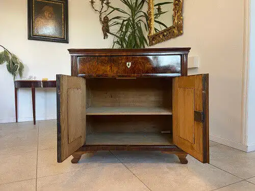 restauriertes Biedermeier Trumeau Anrichte Kommode Z1116