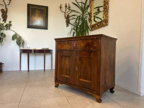 restauriertes Biedermeier Trumeau Anrichte Kommode Z1116