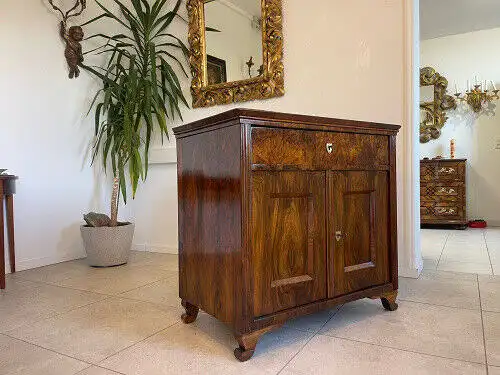 restauriertes Biedermeier Trumeau Anrichte Kommode Z1116