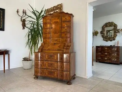 Tabernakel Barockstil Aufsatzsekretär Ladenschrank Z1186