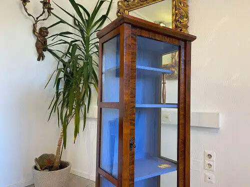 Stilvitrine Biedermeier Glasschrank Bücherschrank B1457