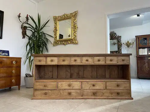 Massive 14 Laden Kommode Anrichte Sideboard B1191