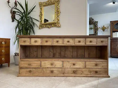 Massive 14 Laden Kommode Anrichte Sideboard B1191