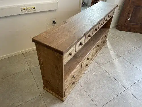 Massive 14 Laden Kommode Anrichte Sideboard B1191