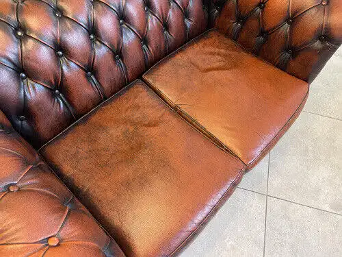 Exclusives Chesterfield Clubsofa Traum Neuwertig E1034