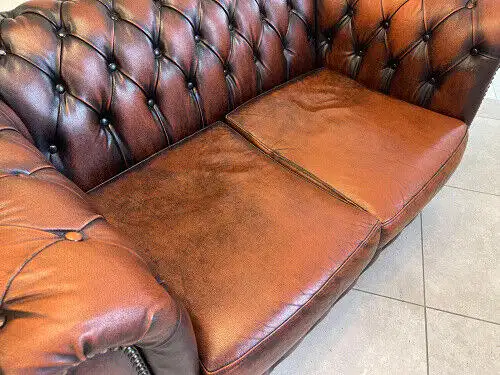 Exclusives Chesterfield Clubsofa Traum Neuwertig E1034