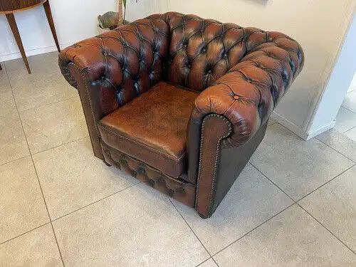 Exclusiver Chesterfield Fauteuil Clubfauteuil Sessel A2735