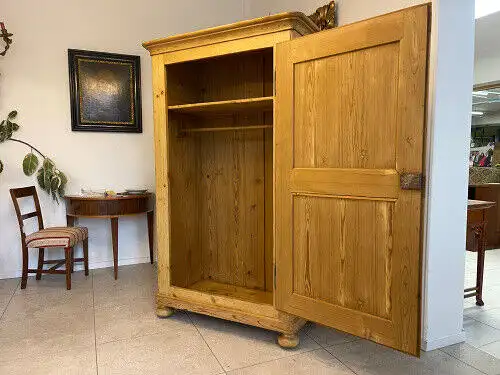 Biedermeier Bauernschrank Naturholzschrank Bauernstube E1019