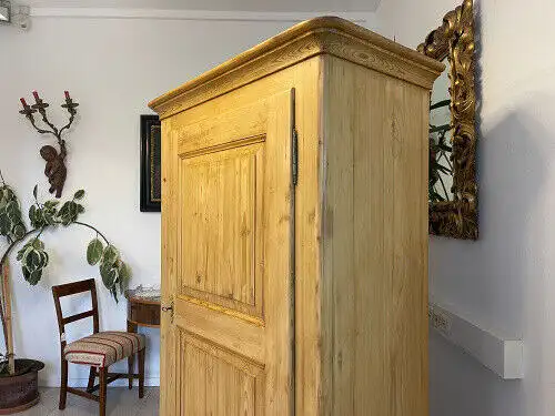 Biedermeier Bauernschrank Naturholzschrank Bauernstube E1019