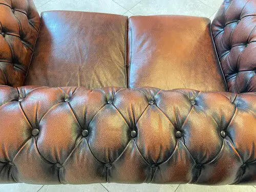 Exclusives Chesterfield Clubsofa Traum Neuwertig E1032-1