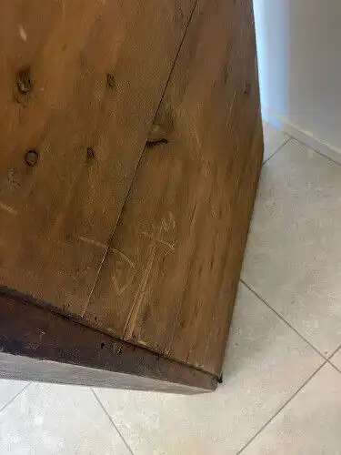 Biedermeier Spiegel Wandspiegel Original Nussholz Furniert E1011
