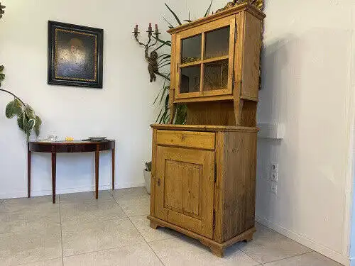 Biedermeier Küchenbuffet Küchenschrank Küchenkredenz A5133