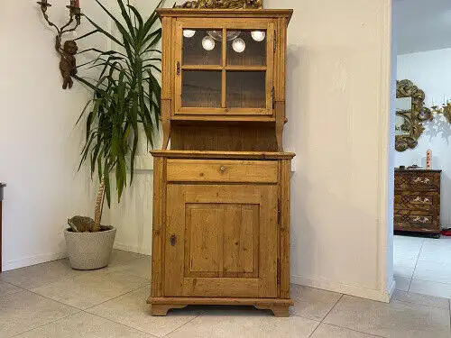 Biedermeier Küchenbuffet Küchenschrank Küchenkredenz A5133