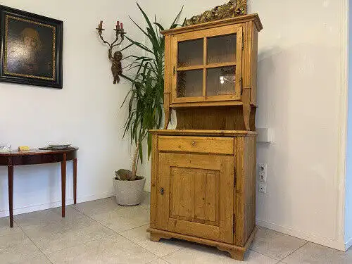 Biedermeier Küchenbuffet Küchenschrank Küchenkredenz A5133