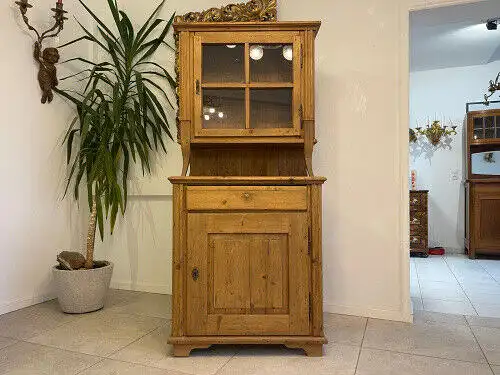 Biedermeier Küchenbuffet Küchenschrank Küchenkredenz A5133