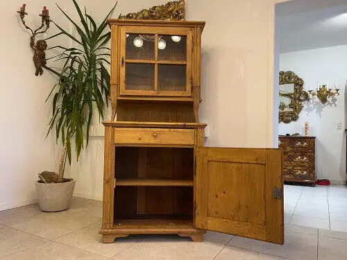 Biedermeier Küchenbuffet Küchenschrank Küchenkredenz A5133