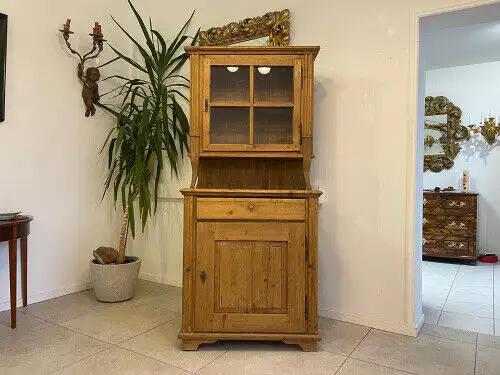 Biedermeier Küchenbuffet Küchenschrank Küchenkredenz A5133