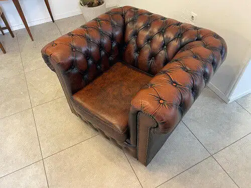 Exclusiver Chesterfield Fauteuil Traum Neuwertig E1035