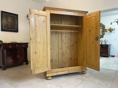 Traum Biedermeier Bauernschrank Naturholzschrank A5026