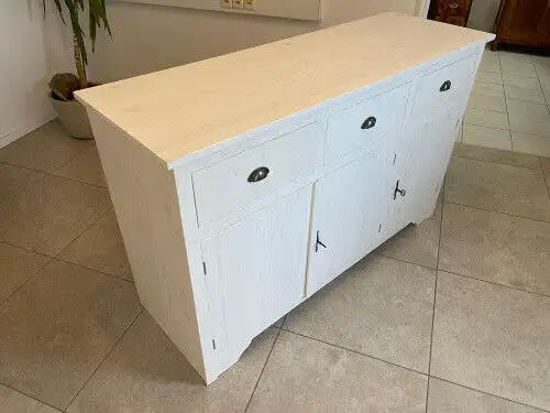 bäuerliche Anrichte Sideboard Kommode Original Fichtenholz  G1072