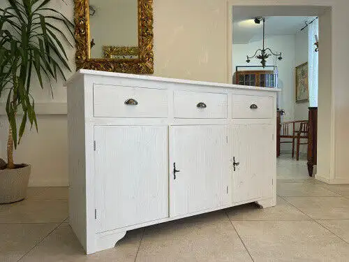 bäuerliche Anrichte Sideboard Kommode Original Fichtenholz  G1072