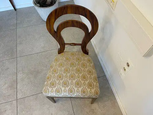 restaurierter Biedermeier Sessel Schaufelstuhl Traumstück = 1 Stk.   G1067