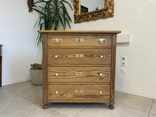 Originale Jugendstil 4 Laden Kommode Anrichte Bauernmöbel G1045